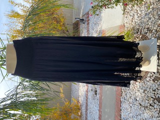 100% Rayon Skirt - Black